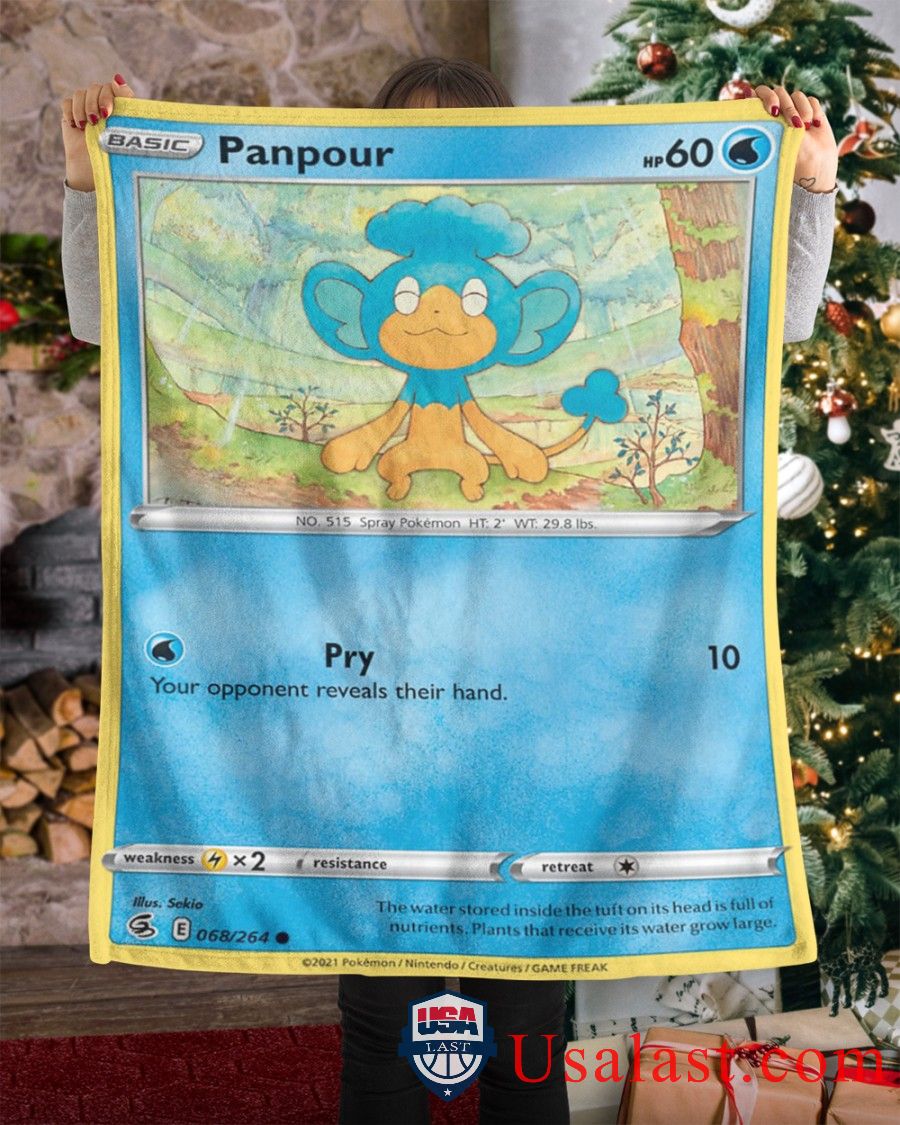 Pokemon Panpour Fusion Strike Blanket