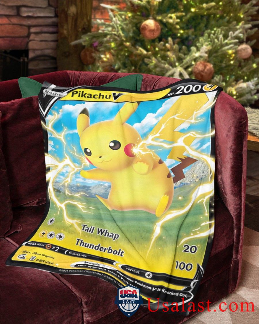 Pokemon Pikachu V Fusion Strike Blanket