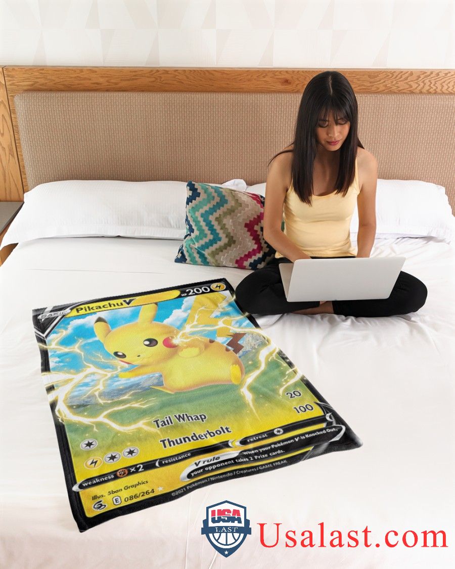Pokemon Pikachu V Fusion Strike Blanket
