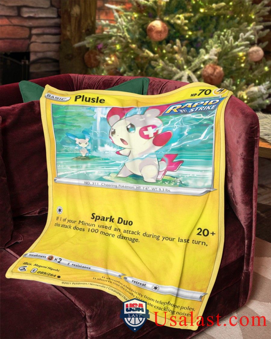Pokemon Pluse Rapid Strike Soft Blanket