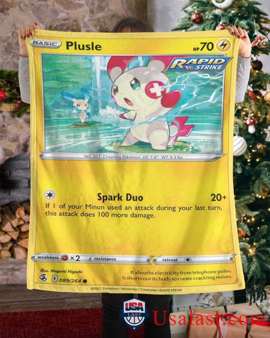 Pokemon Pluse Rapid Strike Soft Blanket