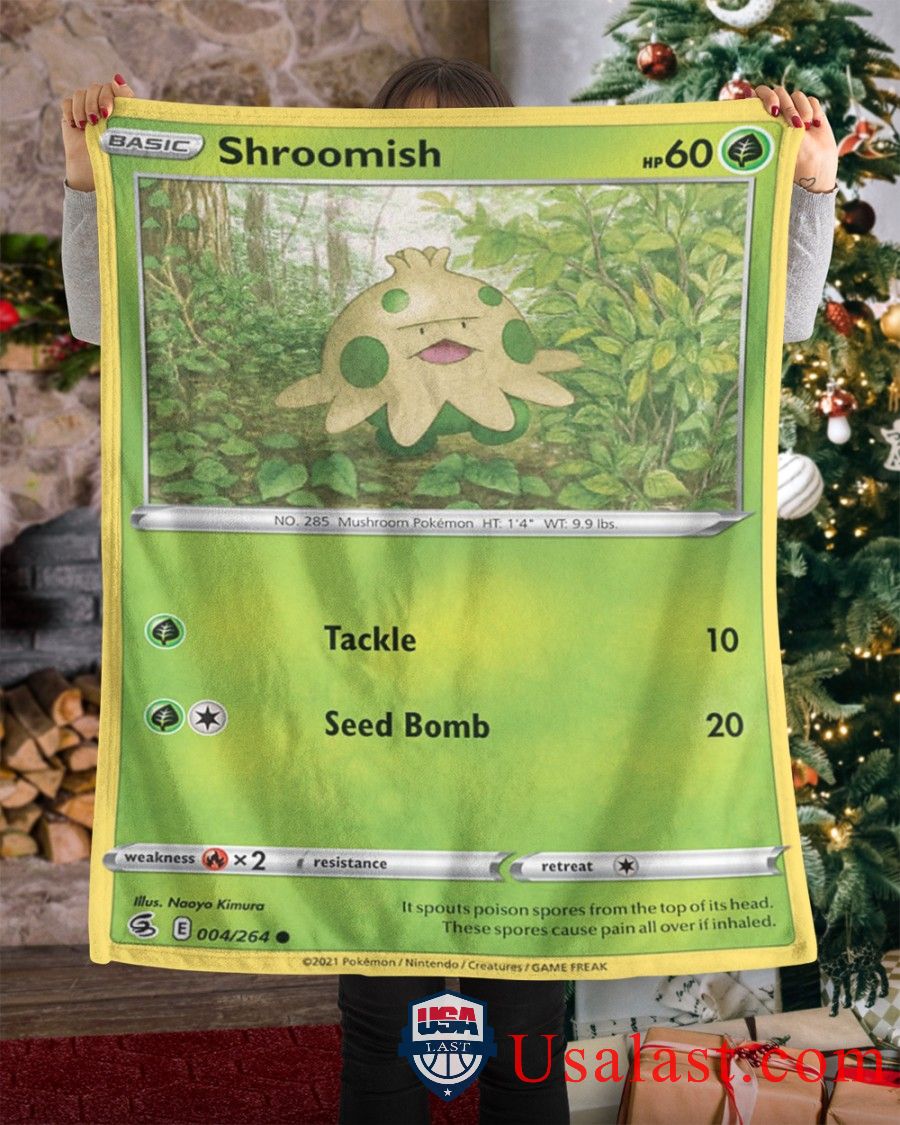 Pokemon Shroomish Fusion Strike Blanket