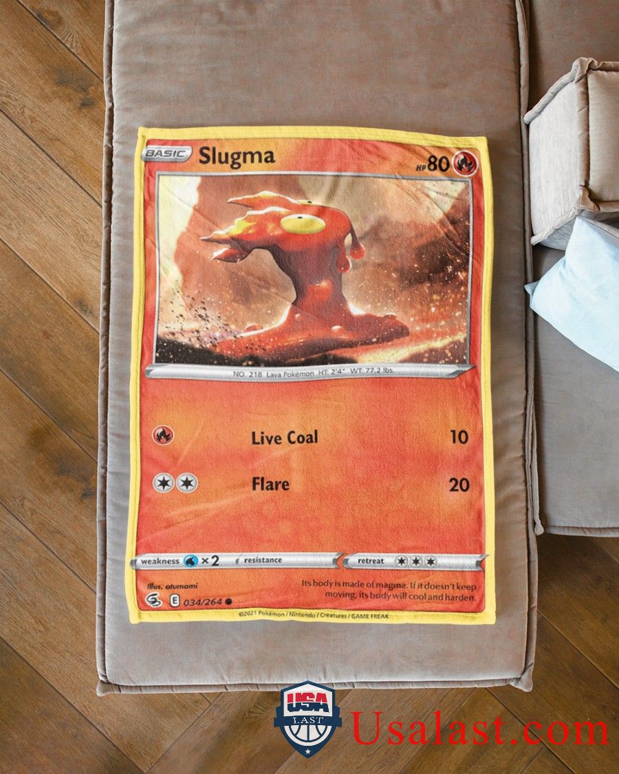 Pokemon Slugma Fusion Strike Blanket