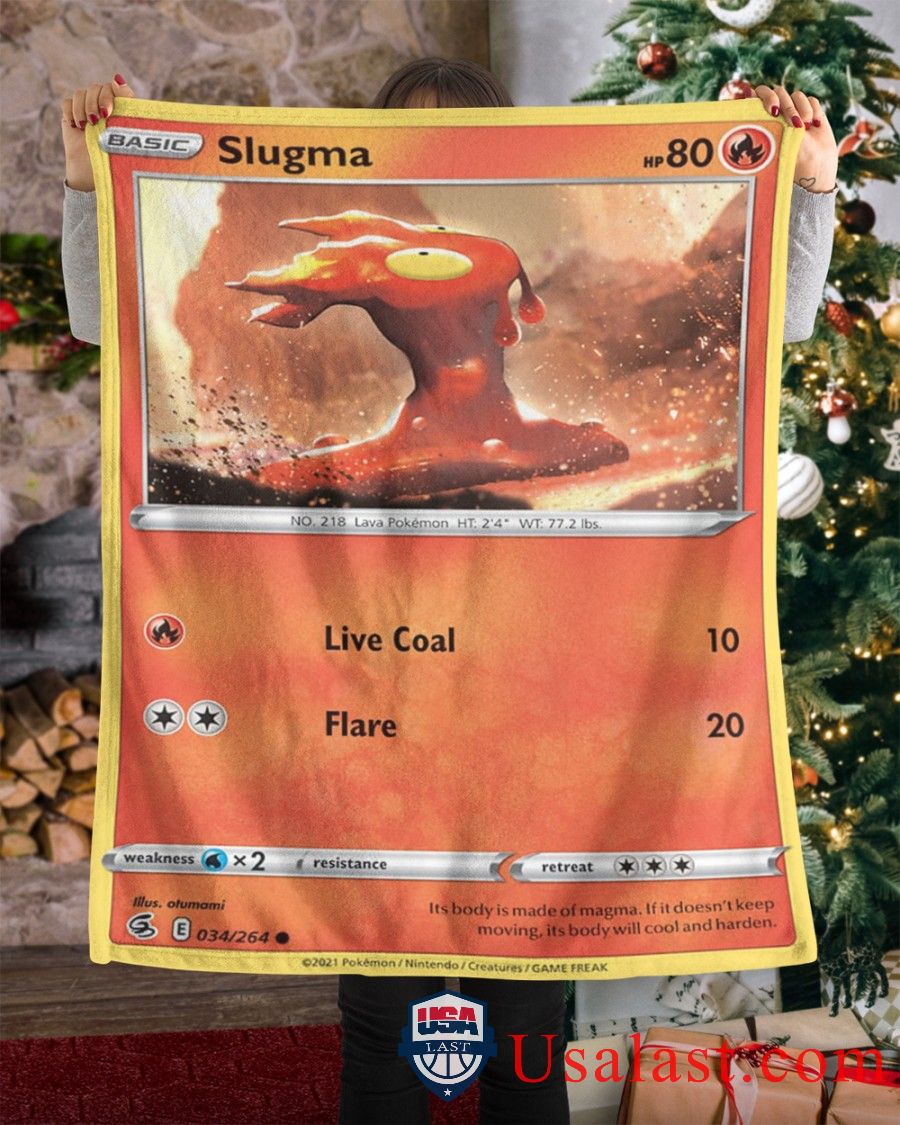 Pokemon Slugma Fusion Strike Blanket