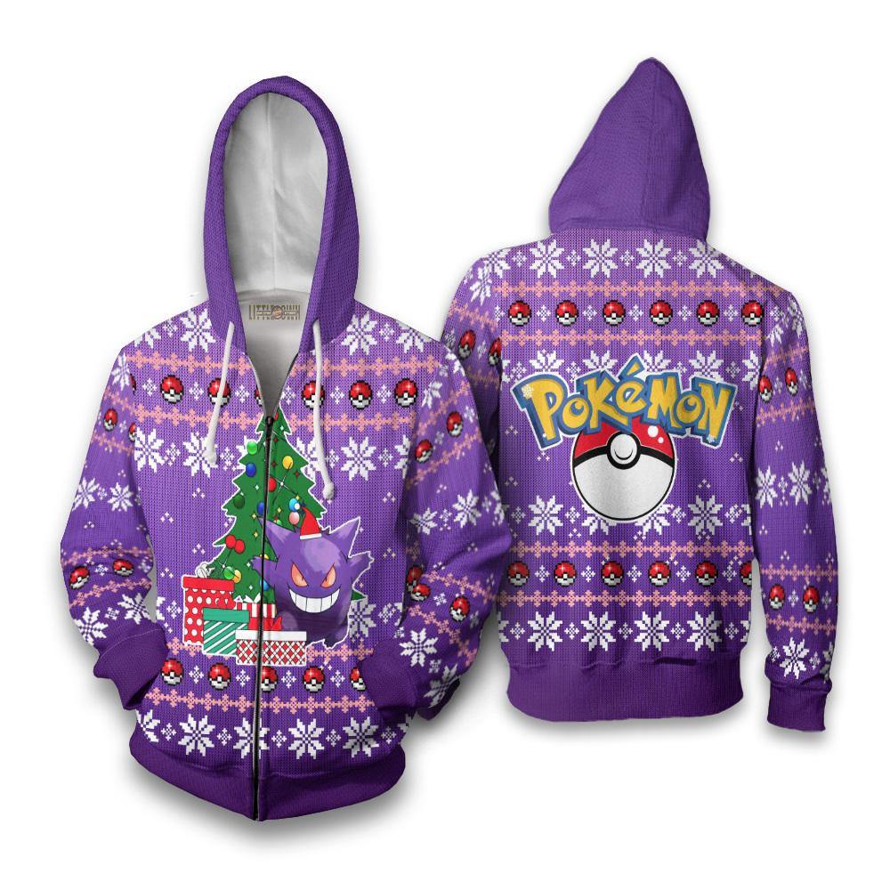 Pokemon Gengar Anime Ugly Christmas Sweater New Design