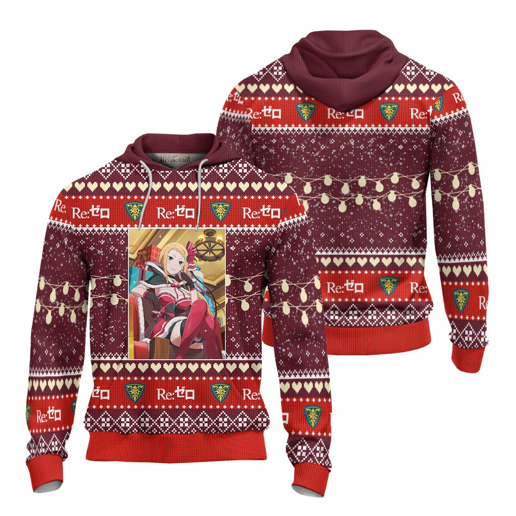 Priscilla Barielle Anime Ugly Christmas Sweater Custom Re Zero New Design