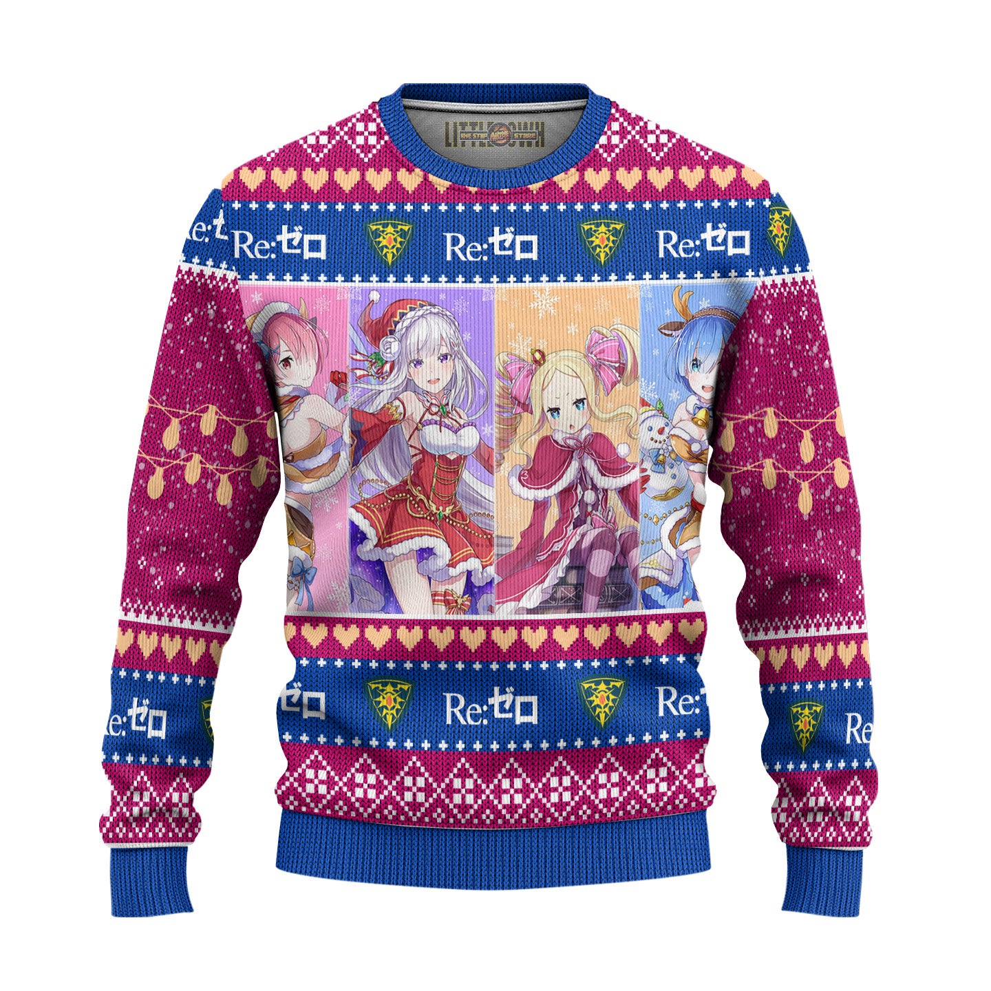Re Zero Anime Ugly Christmas Sweater Custom New Design