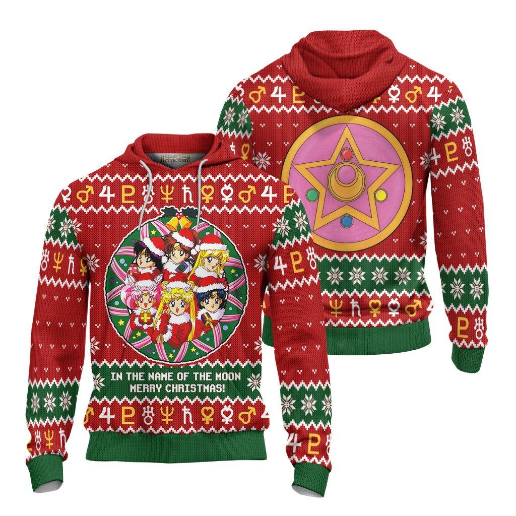 Sailor Guardians Anime Ugly Christmas Sweater Sailor Moon New Design