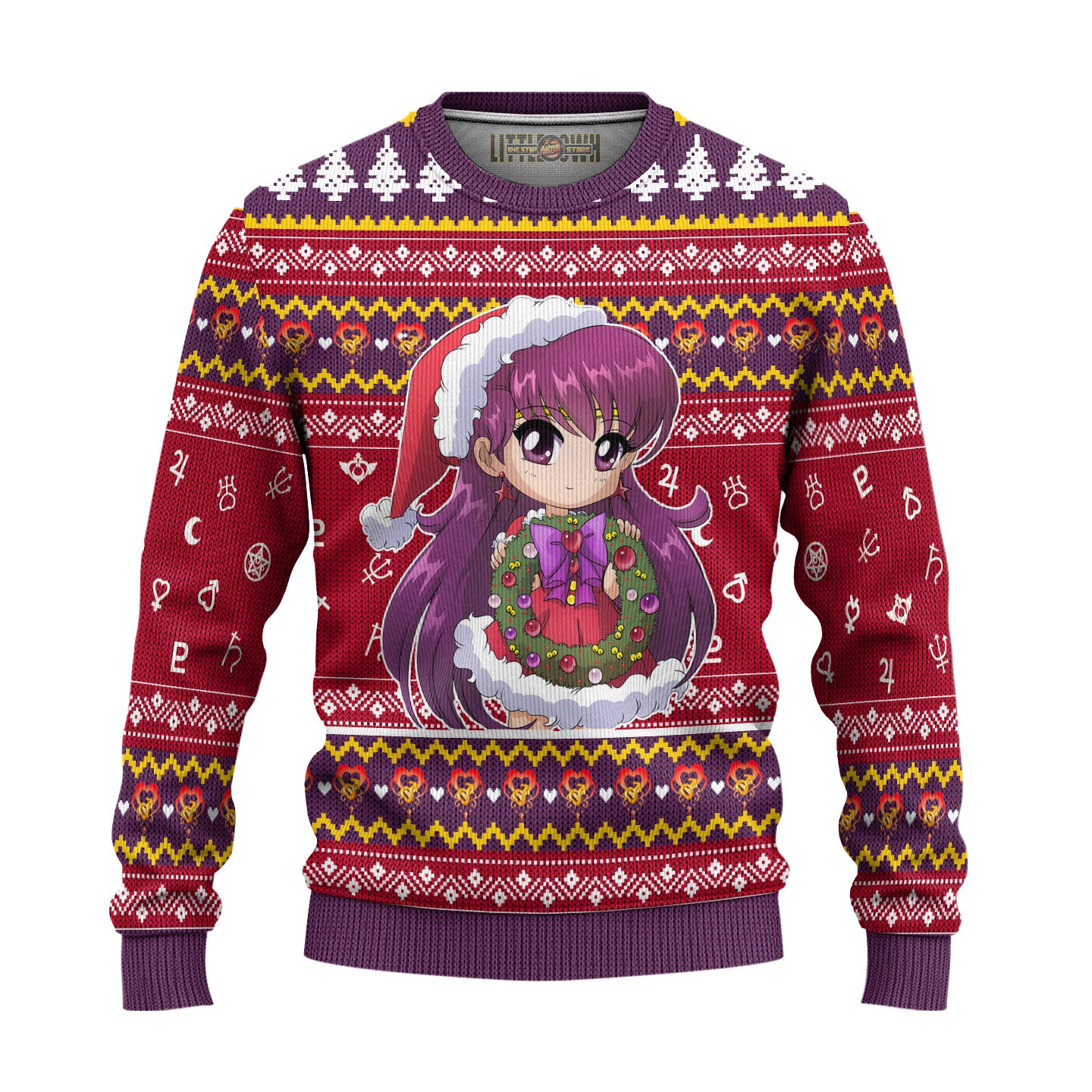 Sailor Mars Ugly Christmas Sweater Sailor Moon Anime New Design