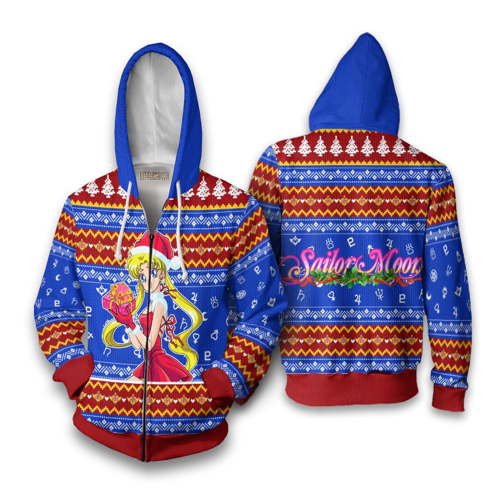Sailor Moon Ugly Christmas Sweater Anime New Design