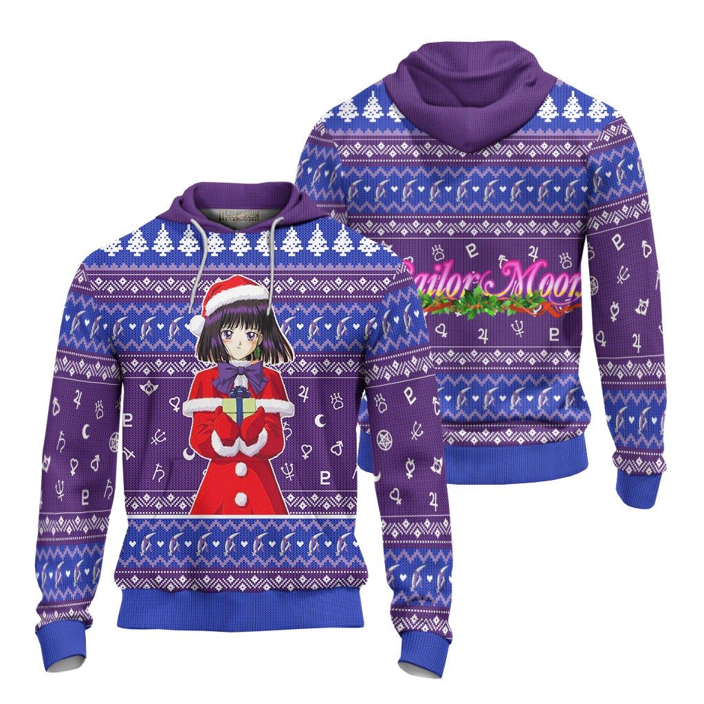 Sailor Saturn Ugly Christmas Sweater Sailor Moon Anime New Design