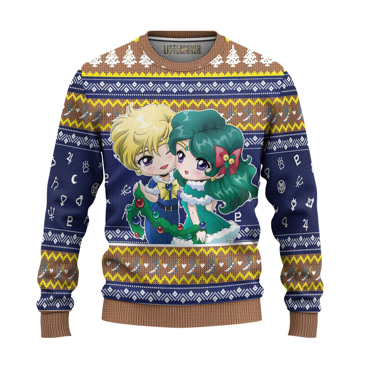 Sailor Pluto Ugly Christmas Sweater Sailor Moon Anime New Design