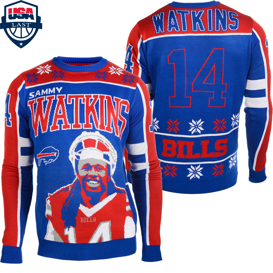 Sammy-Watkins-14-Buffalo-Bills-NFL-Player-Ugly-Sweater