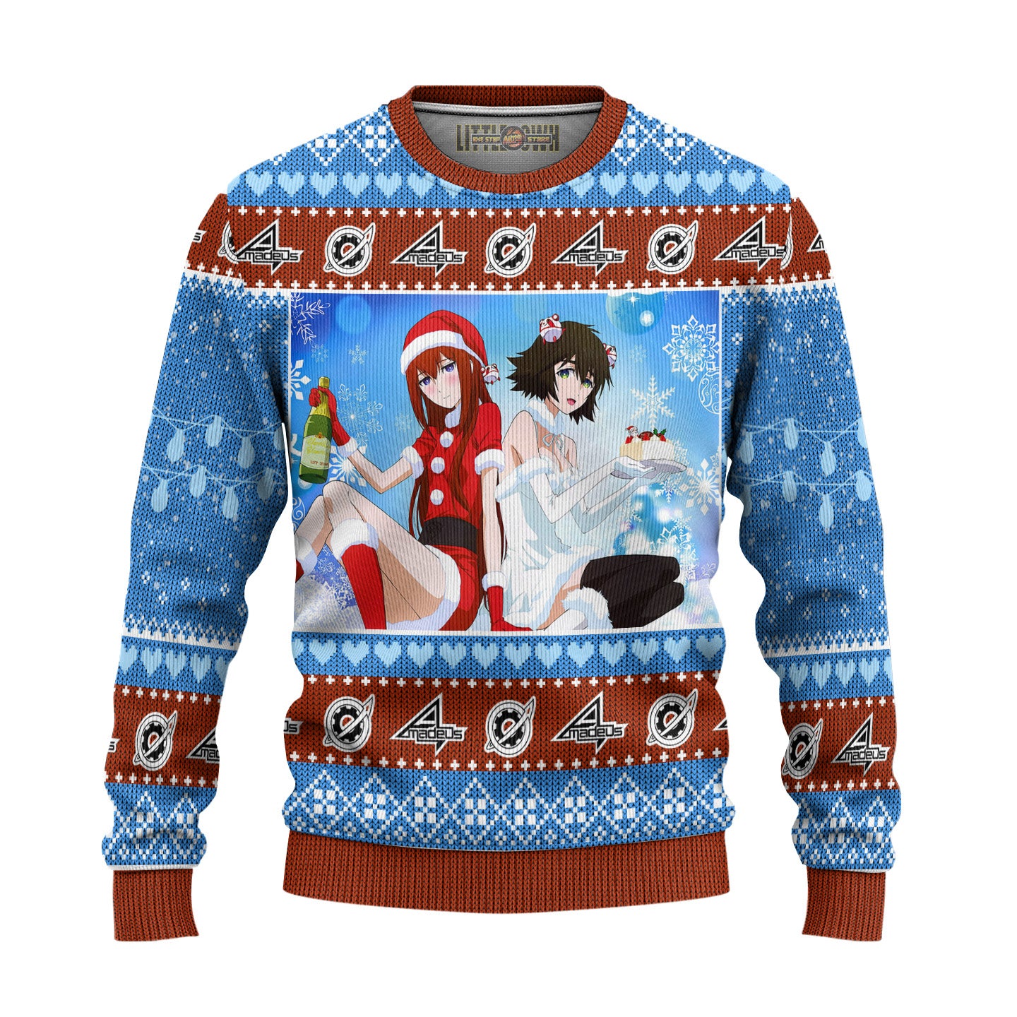 Suzuha Amane Anime Ugly Christmas Sweater Custom Steins Gate New Design