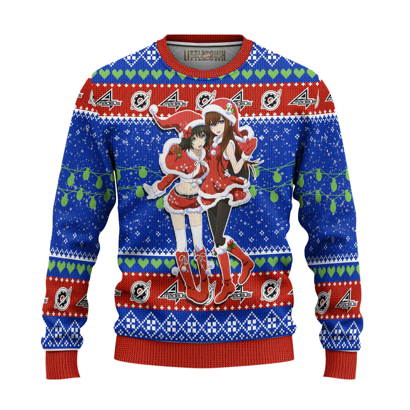 Kurisu Makise Anime Ugly Christmas Sweater Custom Steins Gate New Design