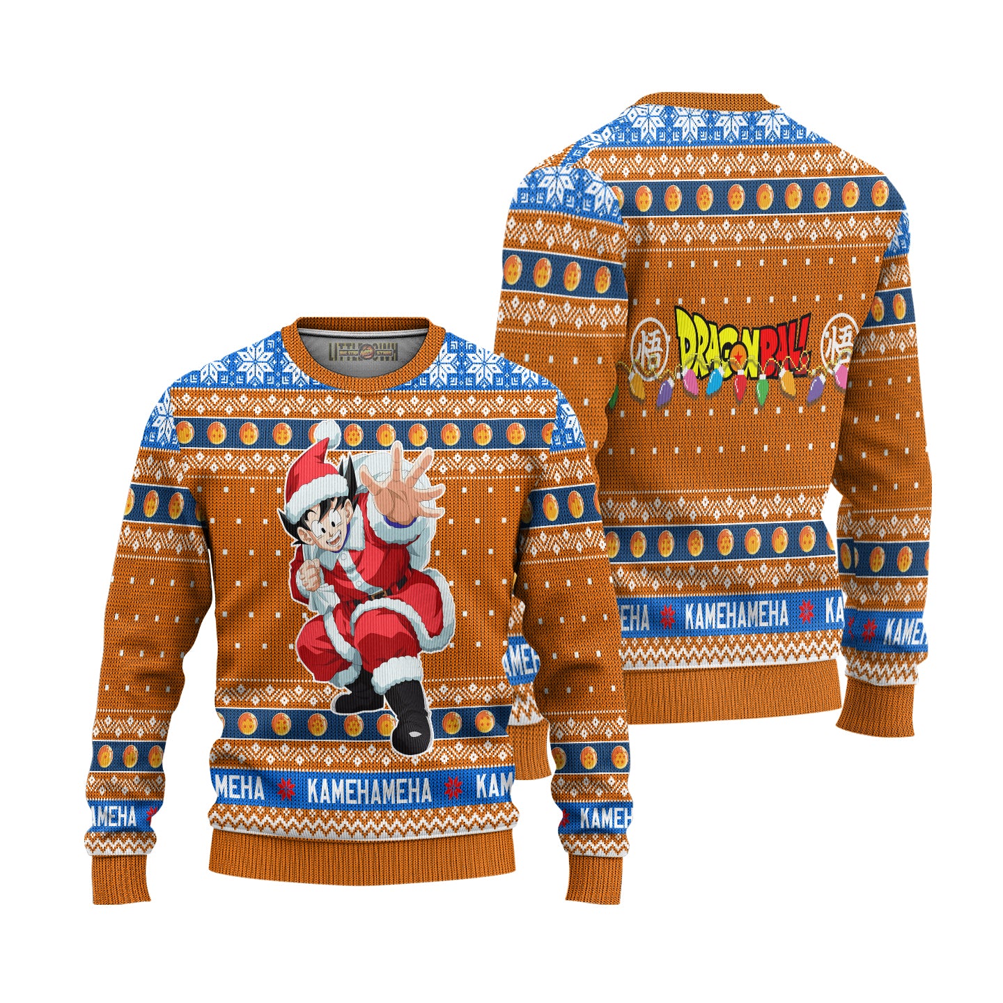Dragon Ball Son Goku Anime Ugly Christmas Sweater New Design