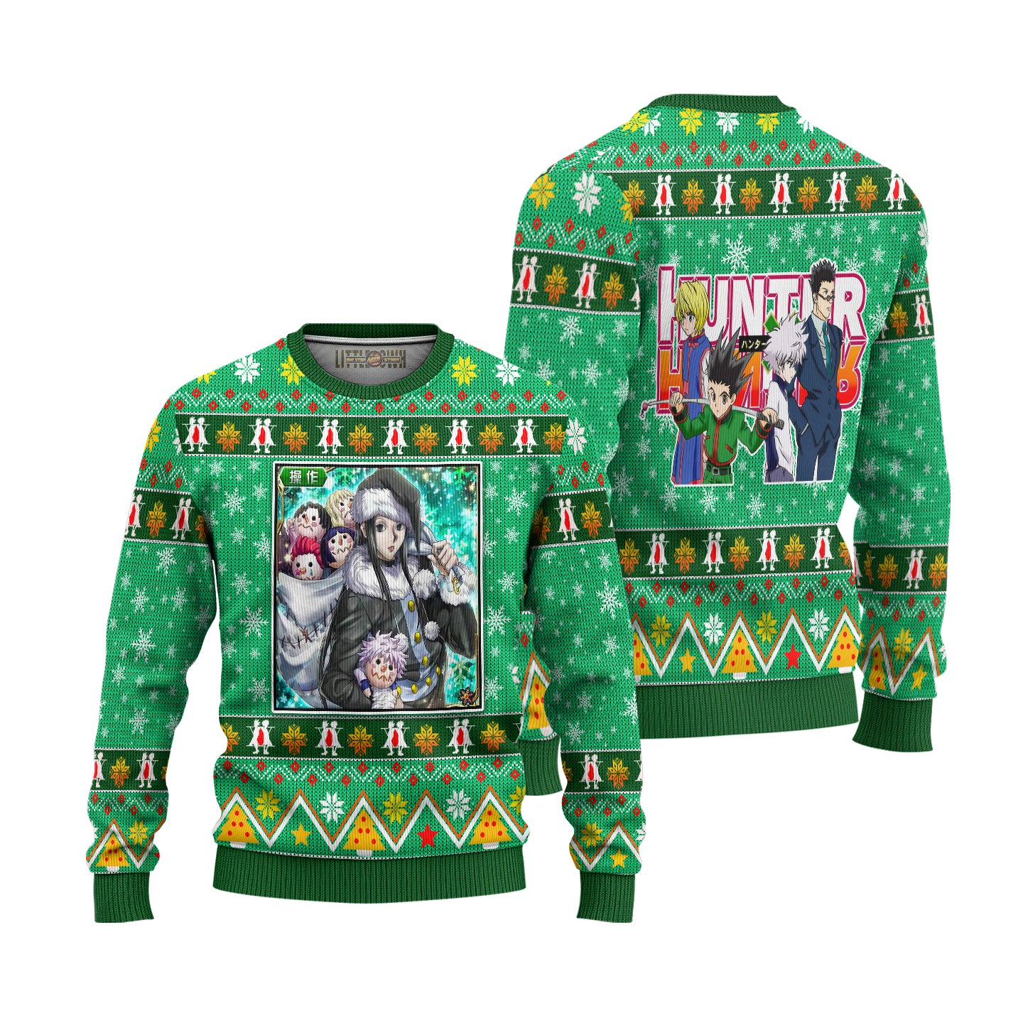 Illumi Zoldyck Anime Ugly Christmas Sweater Hunter x Hunter New Design