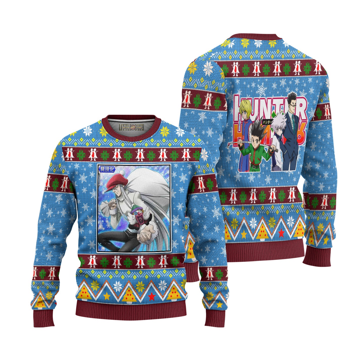 Kite Anime Ugly Christmas Sweater Hunter x Hunter New Design