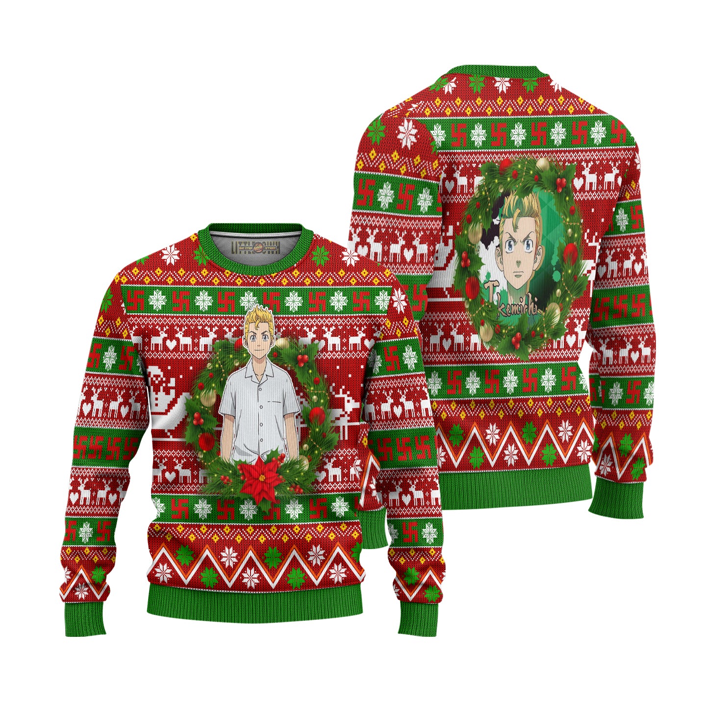 Takemichi Hanagaki Anime Ugly Christmas Sweater Custom Tokyo Revengers New Design