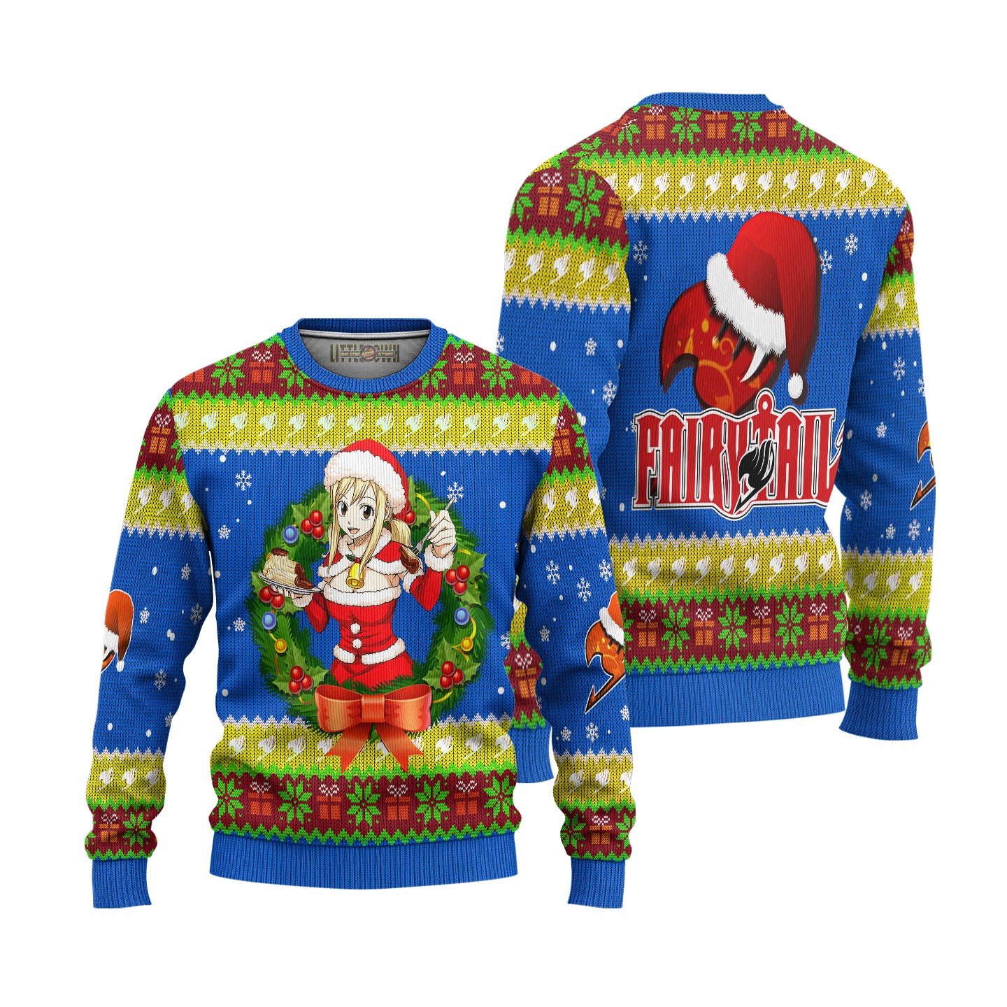 Lucy Heartfilia Anime Ugly Christmas Sweater Custom Fairy Tail New Design