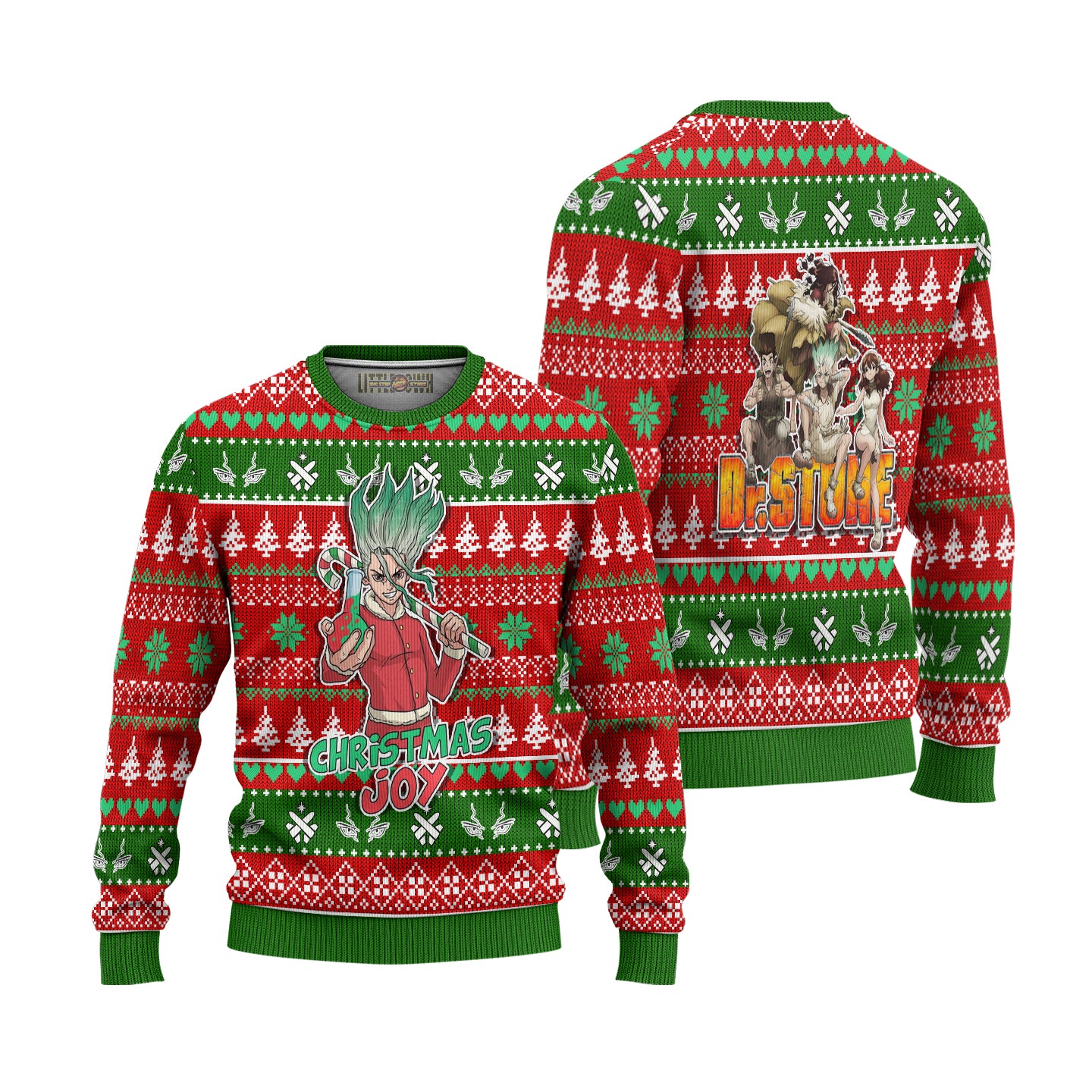 Senku Ishigami Anime Ugly Christmas Sweater Custom Dr Stone New Design