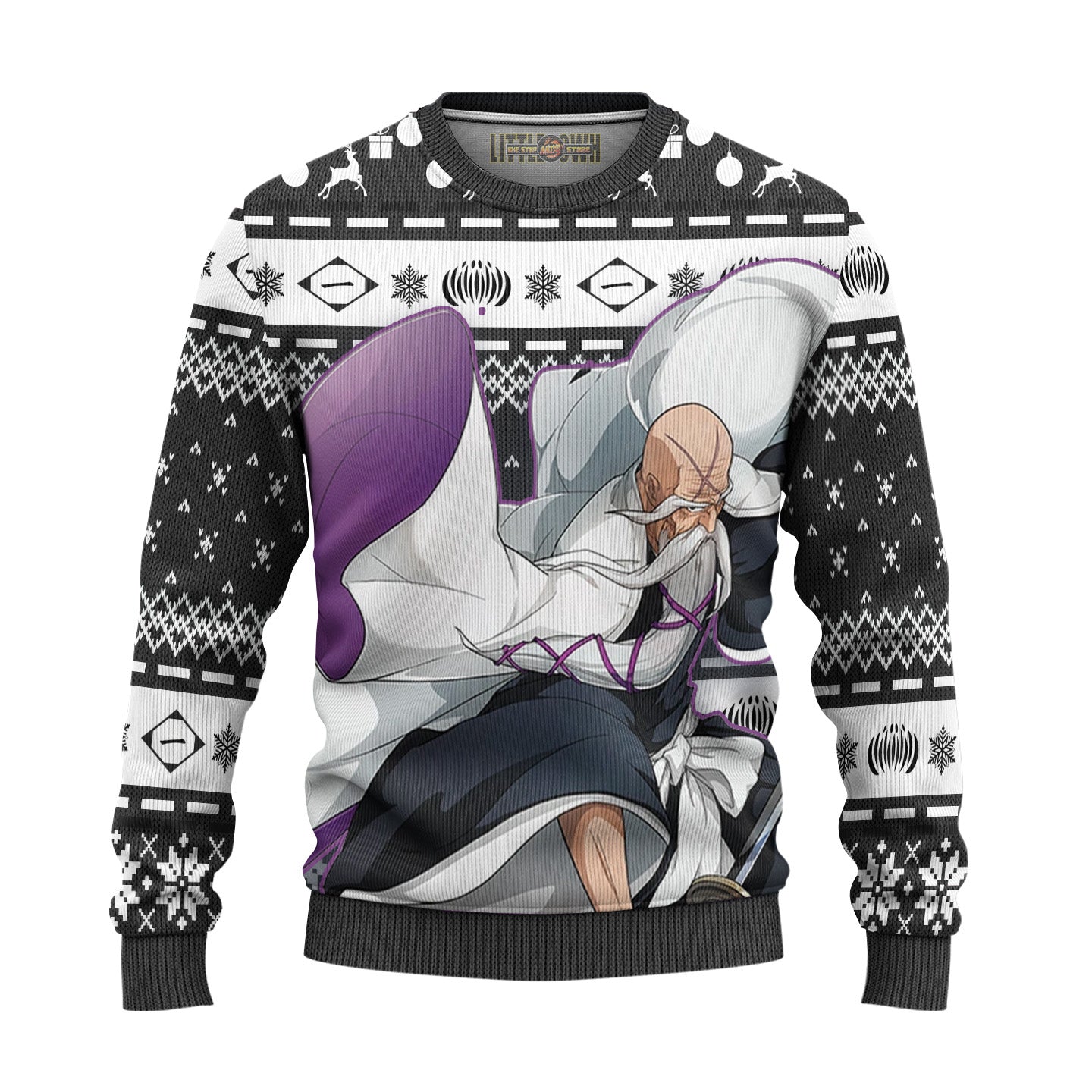 Shigekuni Yamamoto Ugly Christmas Sweater Custom Bleach Anime New Design