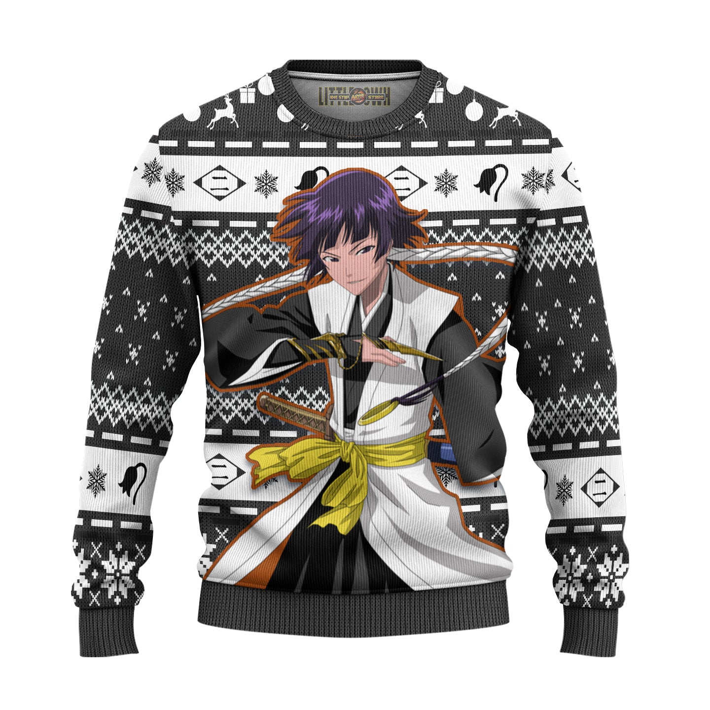 Soi Fon Ugly Christmas Sweater Custom Bleach Anime New Design