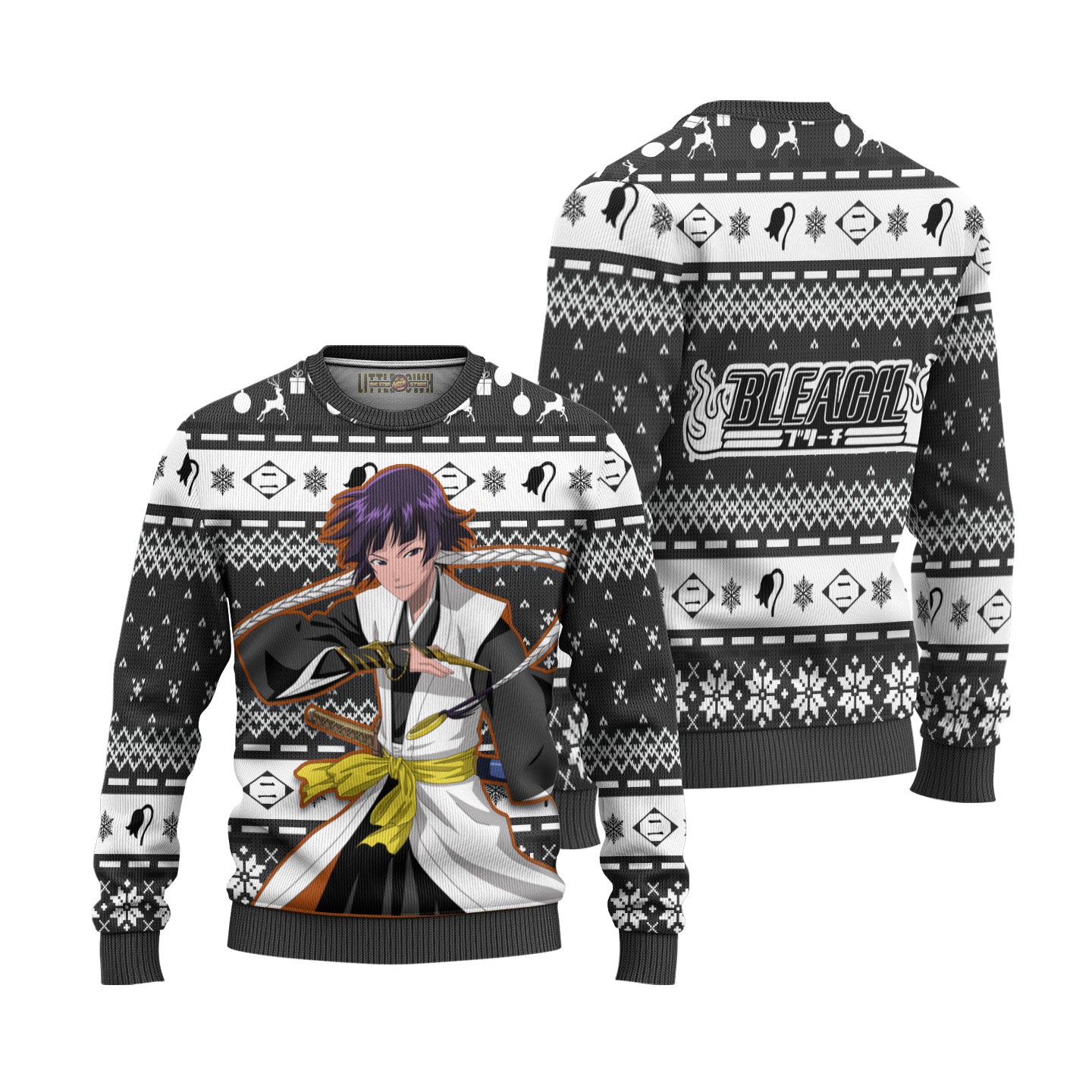 Soi Fon Ugly Christmas Sweater Custom Bleach Anime New Design