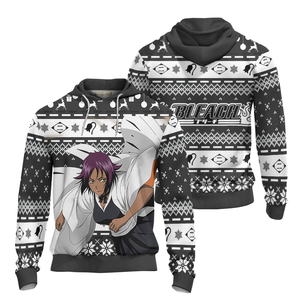 Yoruichi Shihouin Ugly Christmas Sweater Custom Bleach Anime New Design