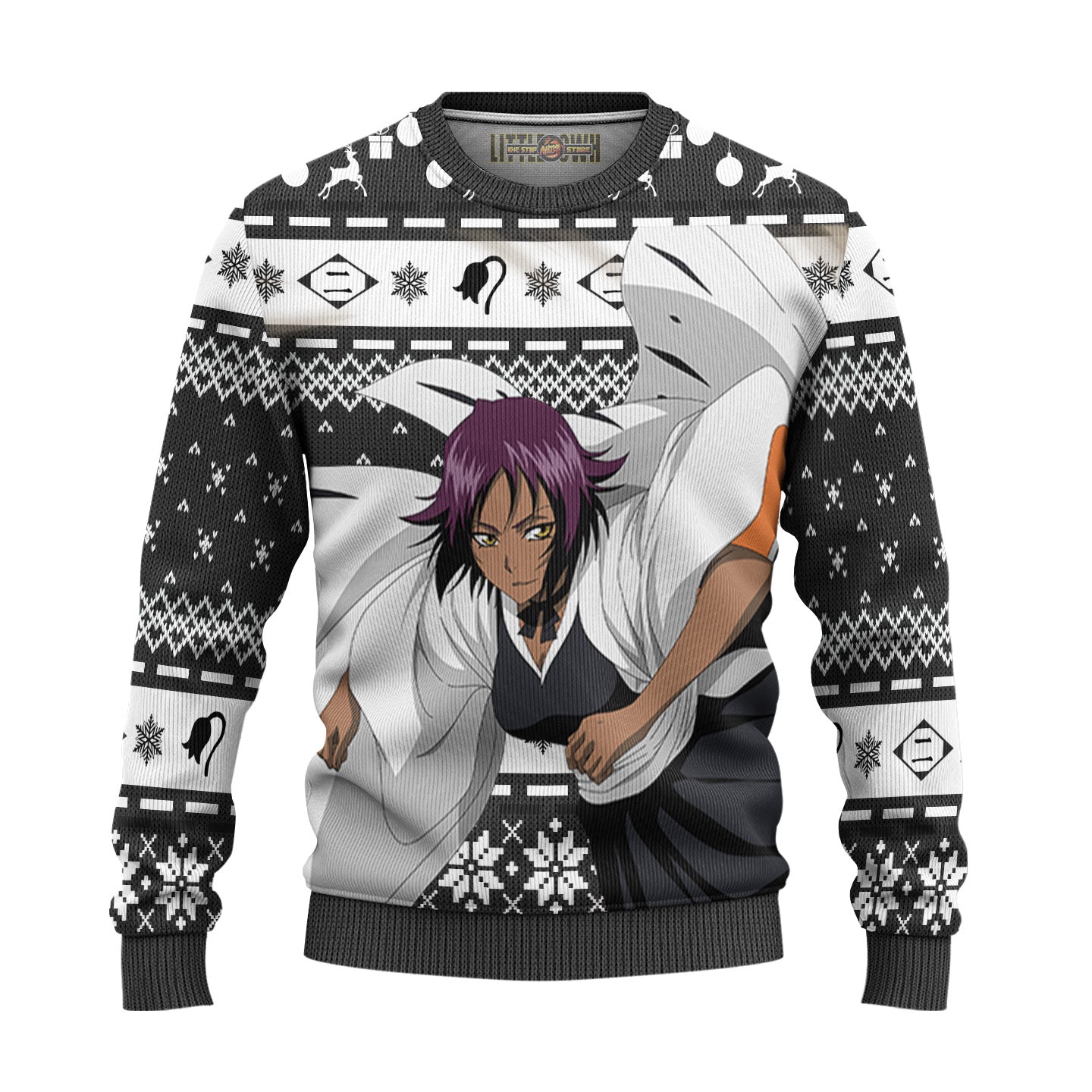 Yoruichi Shihouin Ugly Christmas Sweater Custom Bleach Anime New Design