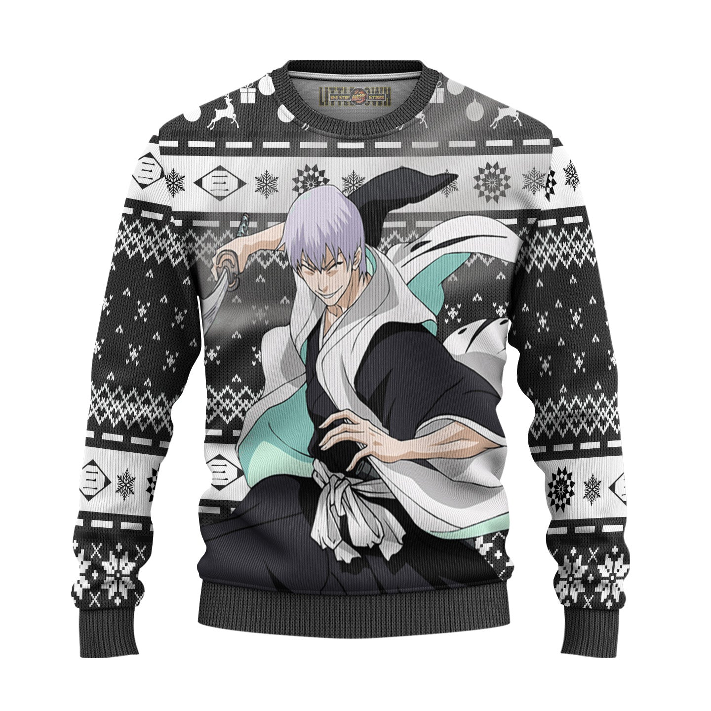 Gin Ichimaru Ugly Christmas Sweater Custom Bleach Anime New Design