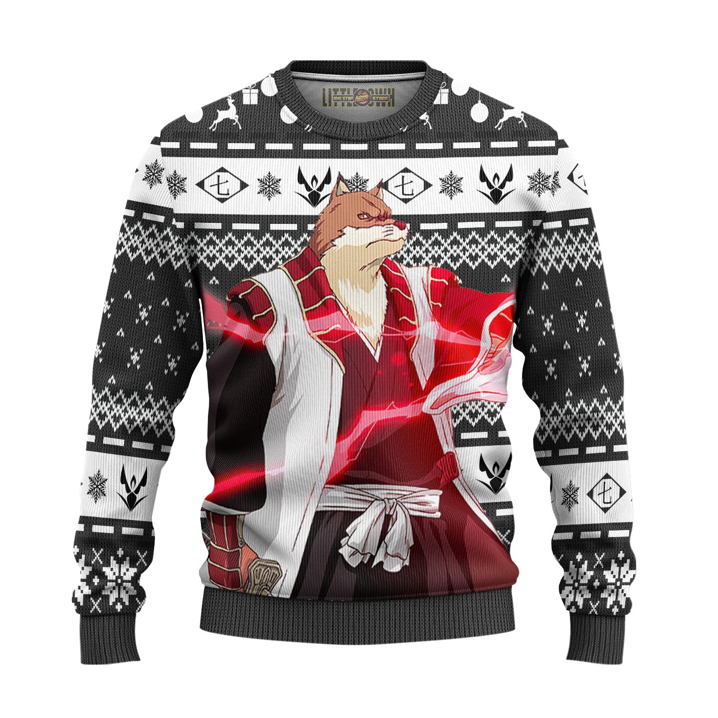 Sajin Komamura Ugly Christmas Sweater Custom Bleach Anime New Design