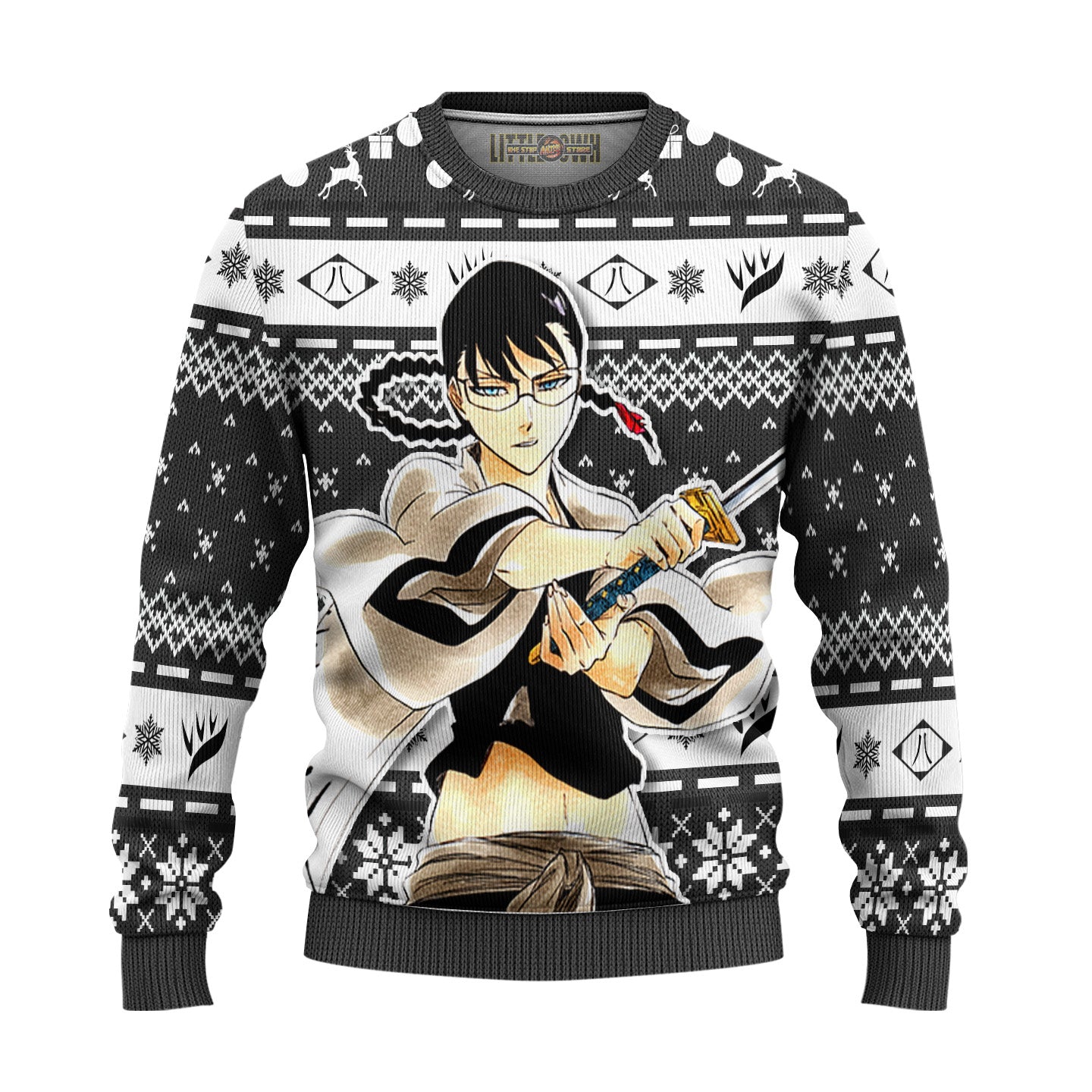 Kaname Tousen Ugly Christmas Sweater Custom Bleach Anime New Design