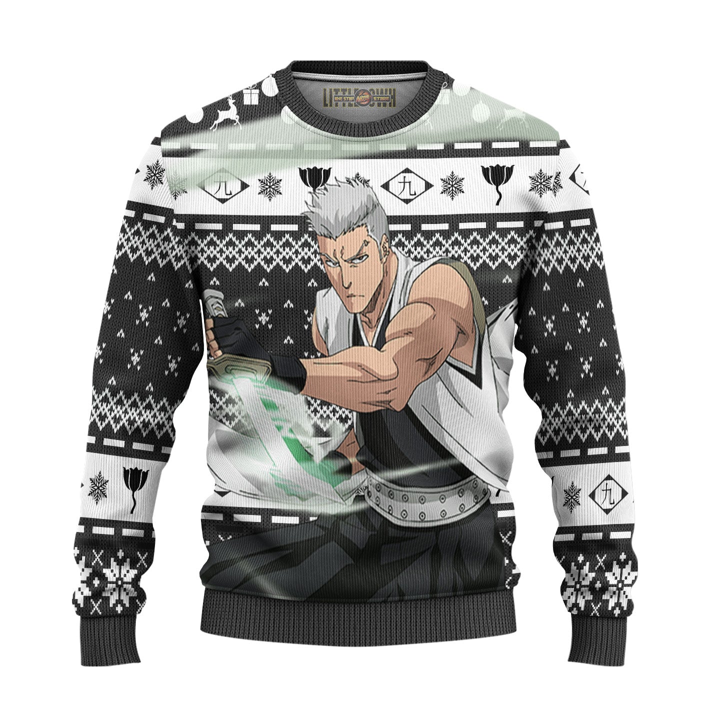 Kensei Muguruma Ugly Christmas Sweater Custom Bleach Anime New Design