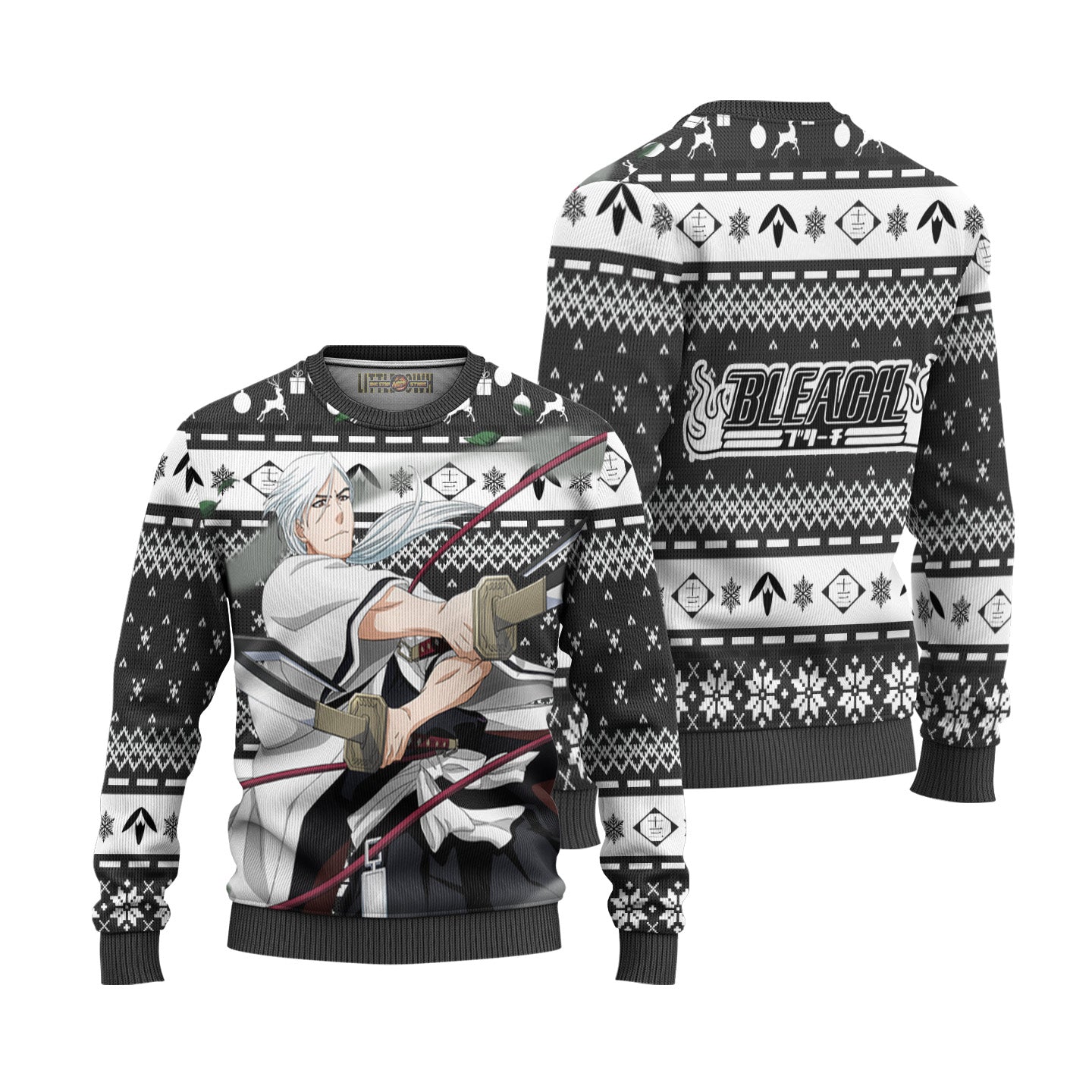 Juushiro Ukitake Ugly Christmas Sweater Custom Bleach Anime New Design