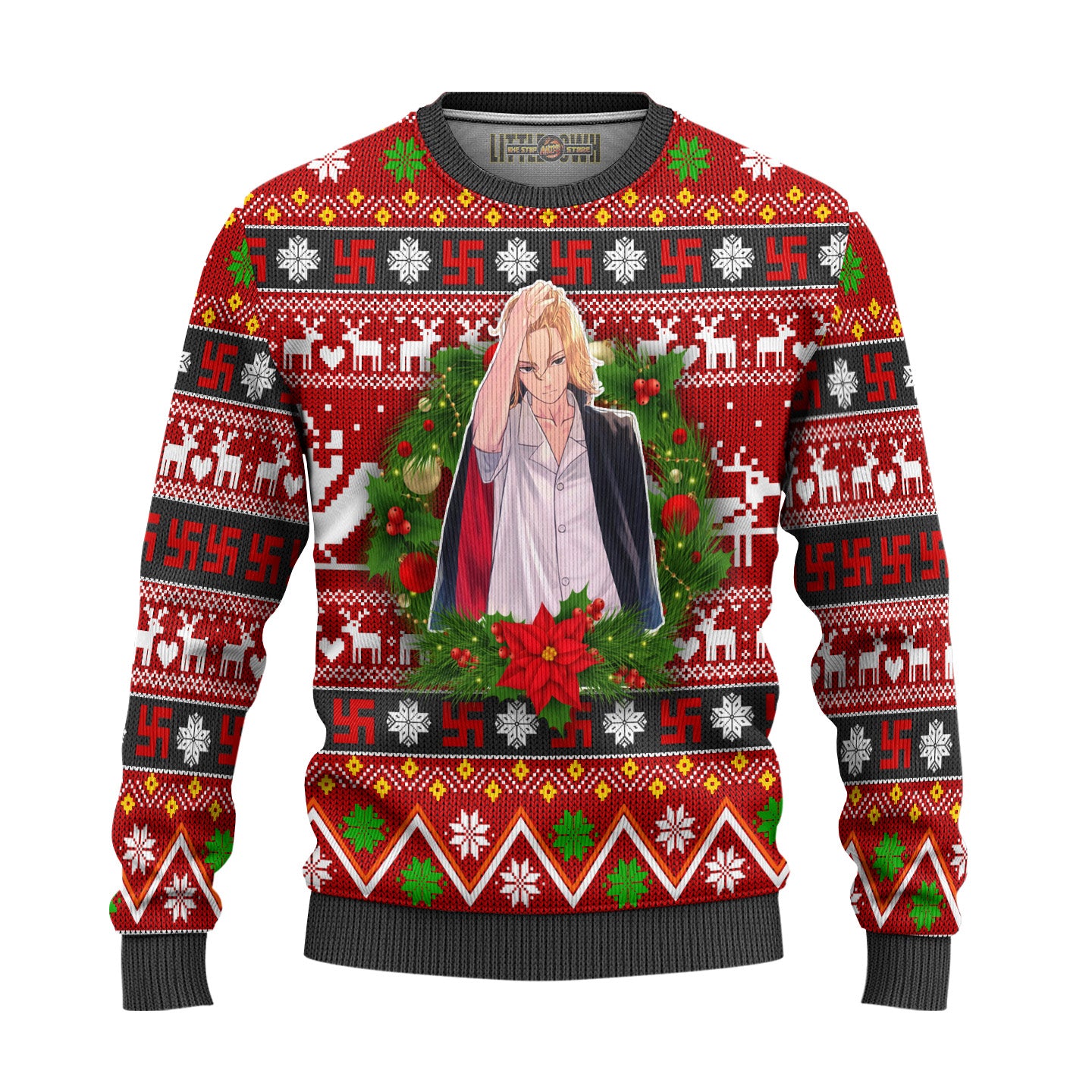 Kazutora Hanemiya Anime Ugly Christmas Sweater Custom Tokyo Revengers New Design