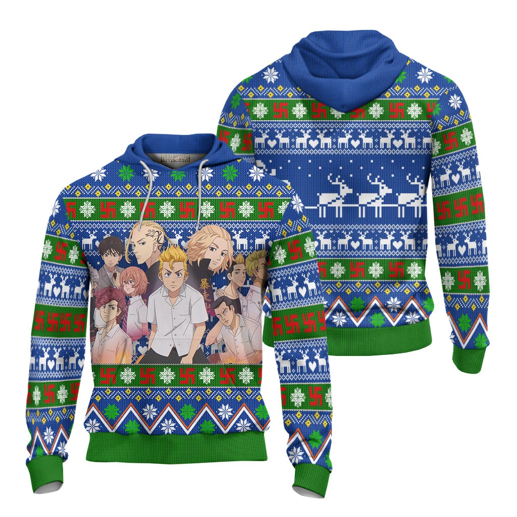 Tokyo Revengers Anime Ugly Christmas Sweater Custom New Design