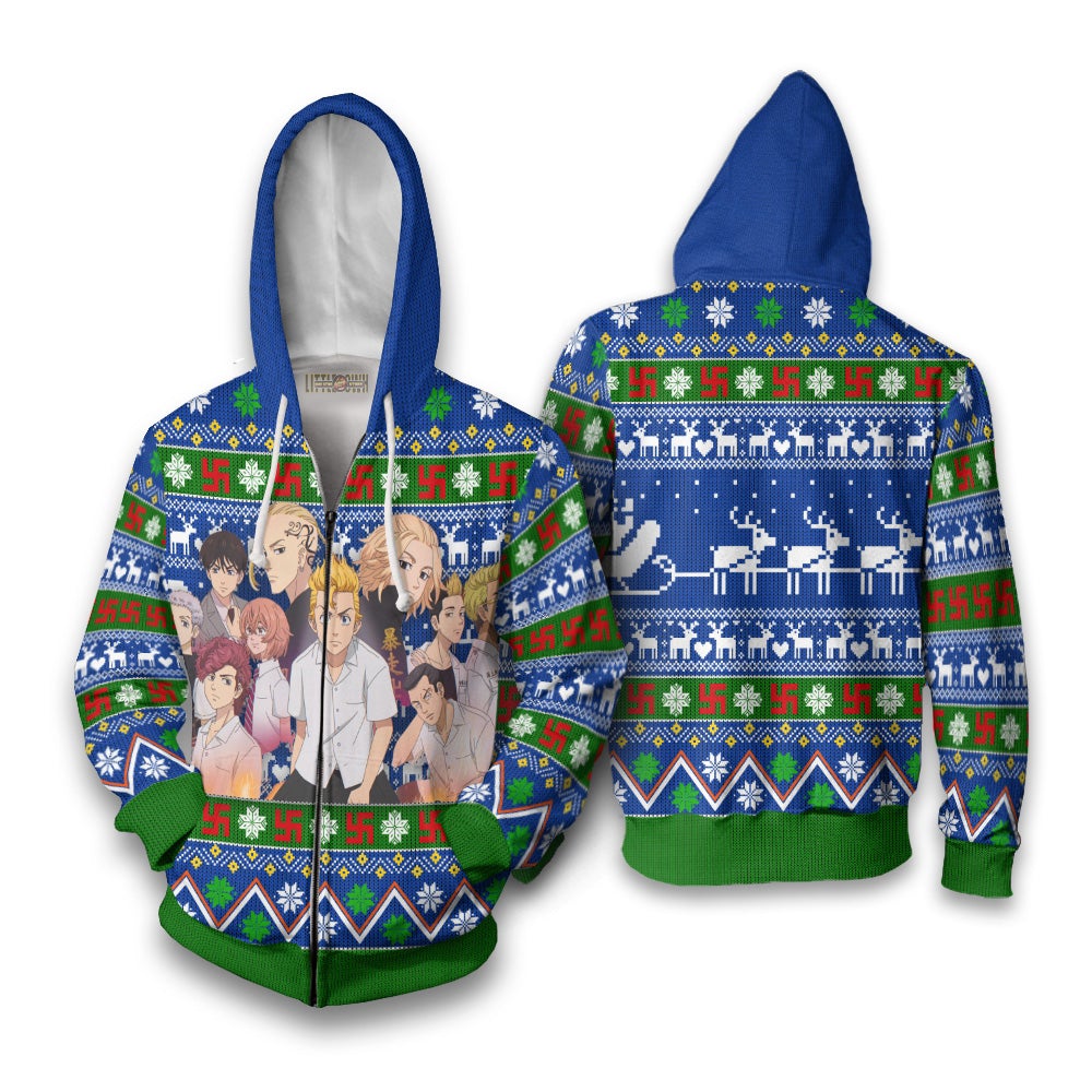 Tokyo Revengers Anime Ugly Christmas Sweater Custom New Design