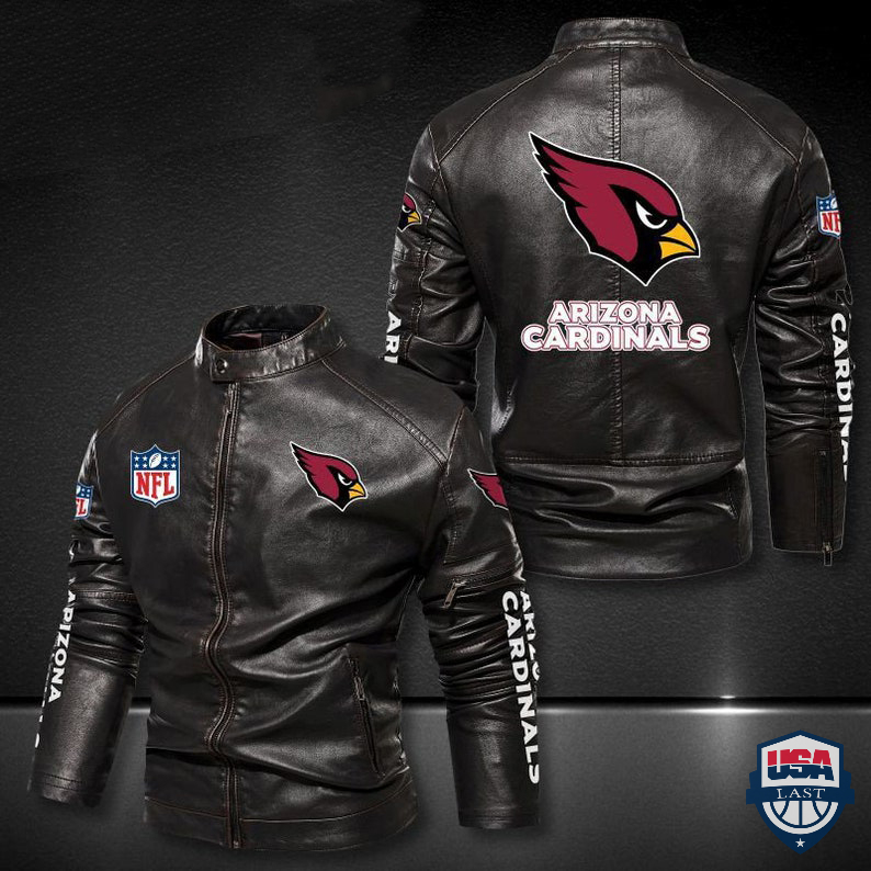 Arizona Cardinals NFL 3D Motor Leather Jackets