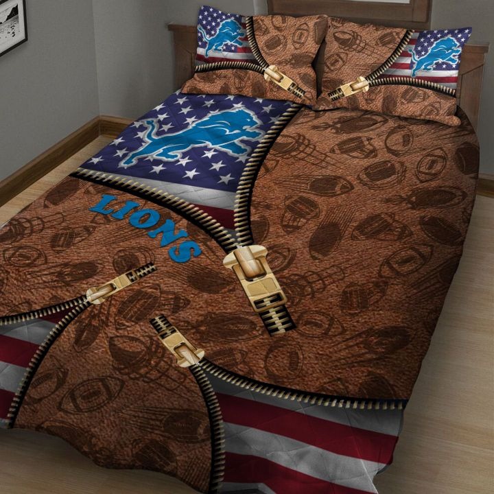 Green Bay Packers NFL American Flag Leather Pattern Bedding Set