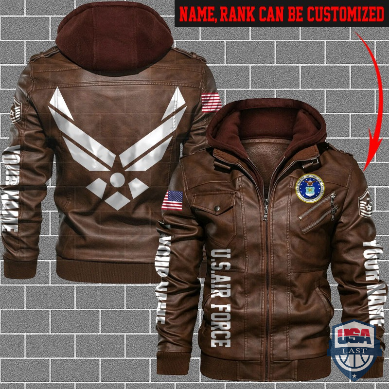 Personalized US Air Force Leather Jacket