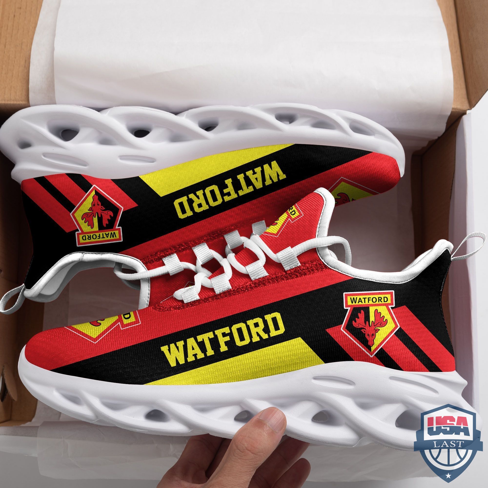 Watford FC Max Soul Sneakers Running Sports Shoes