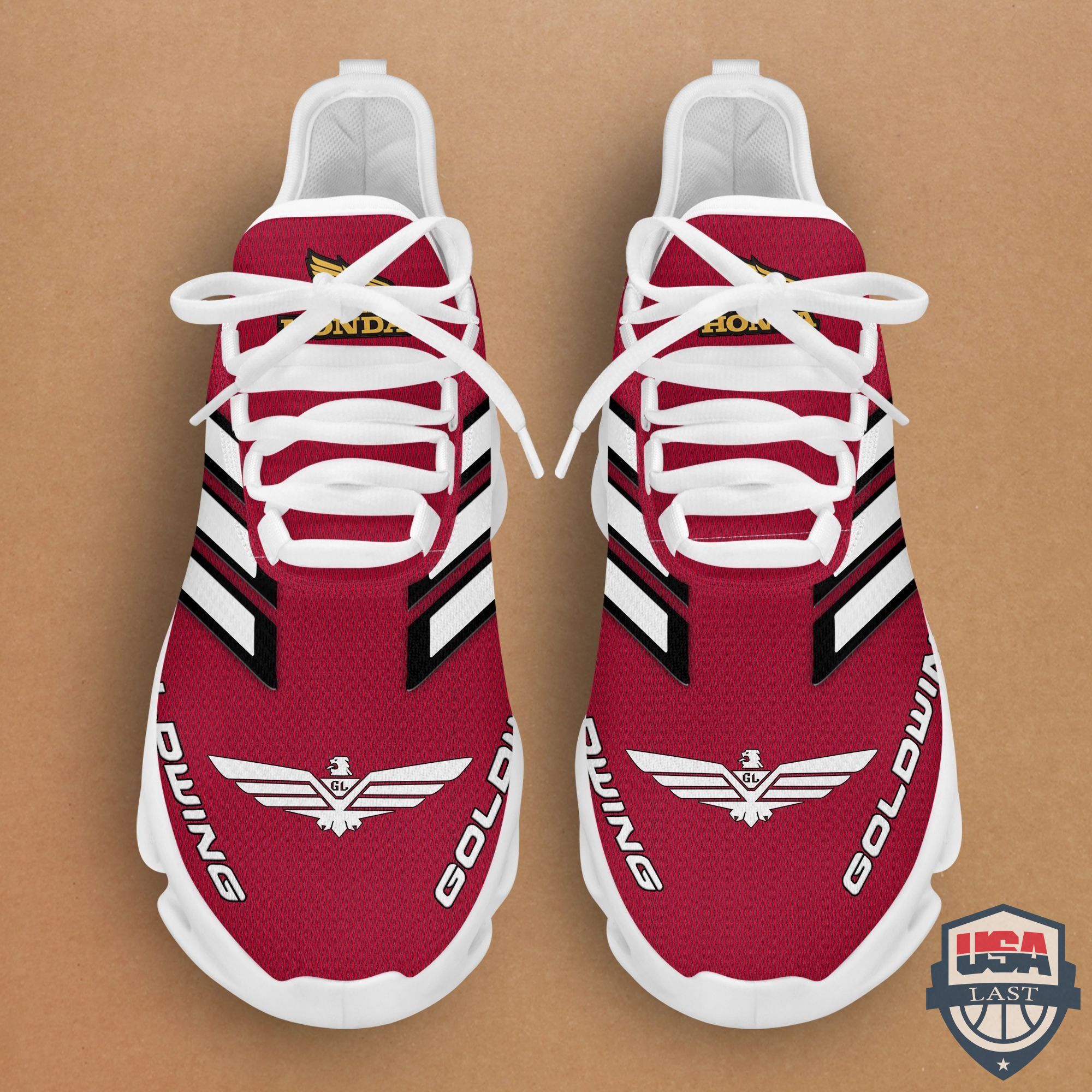 Honda Gold Wing Max Soul Sneaker Shoes Red Version