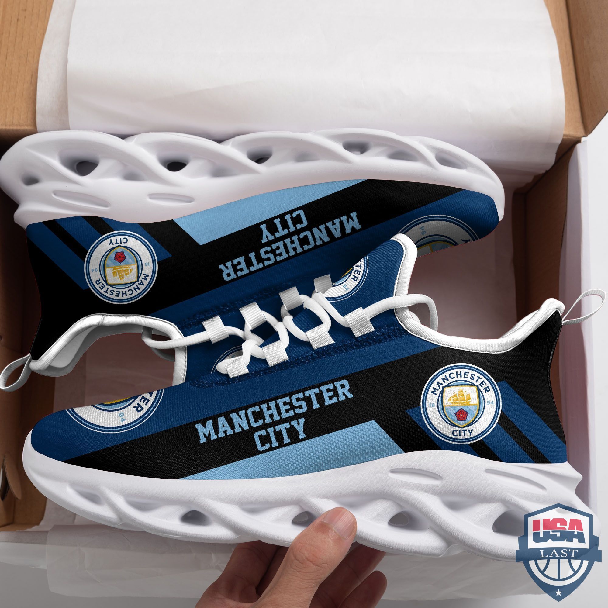 Manchester City FC Max Soul Sneakers Running Sports Shoes