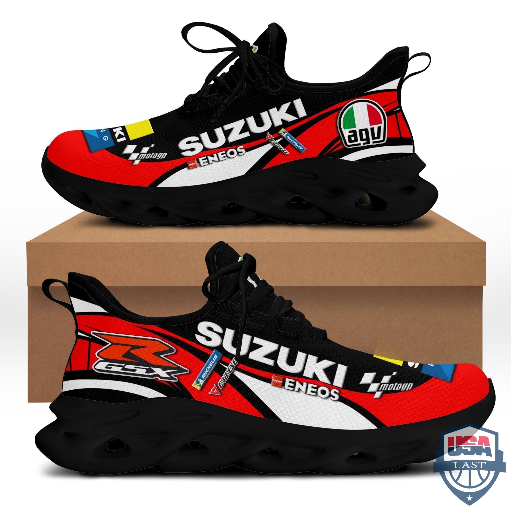 Top Trending – Suzuki Racing Red Sneaker Max Soul Shoes