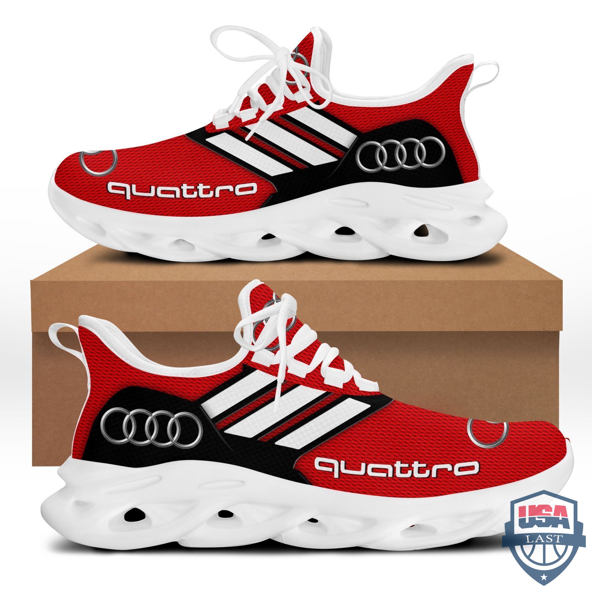 Top Trending – Audi Quattro Sport Shoes Max Soul Sneaker Red Version