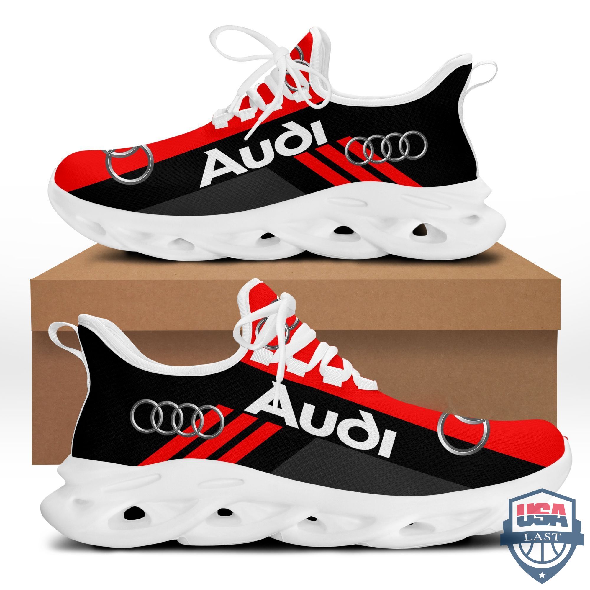 Audi Sneaker Max Soul Shoes Red Version
