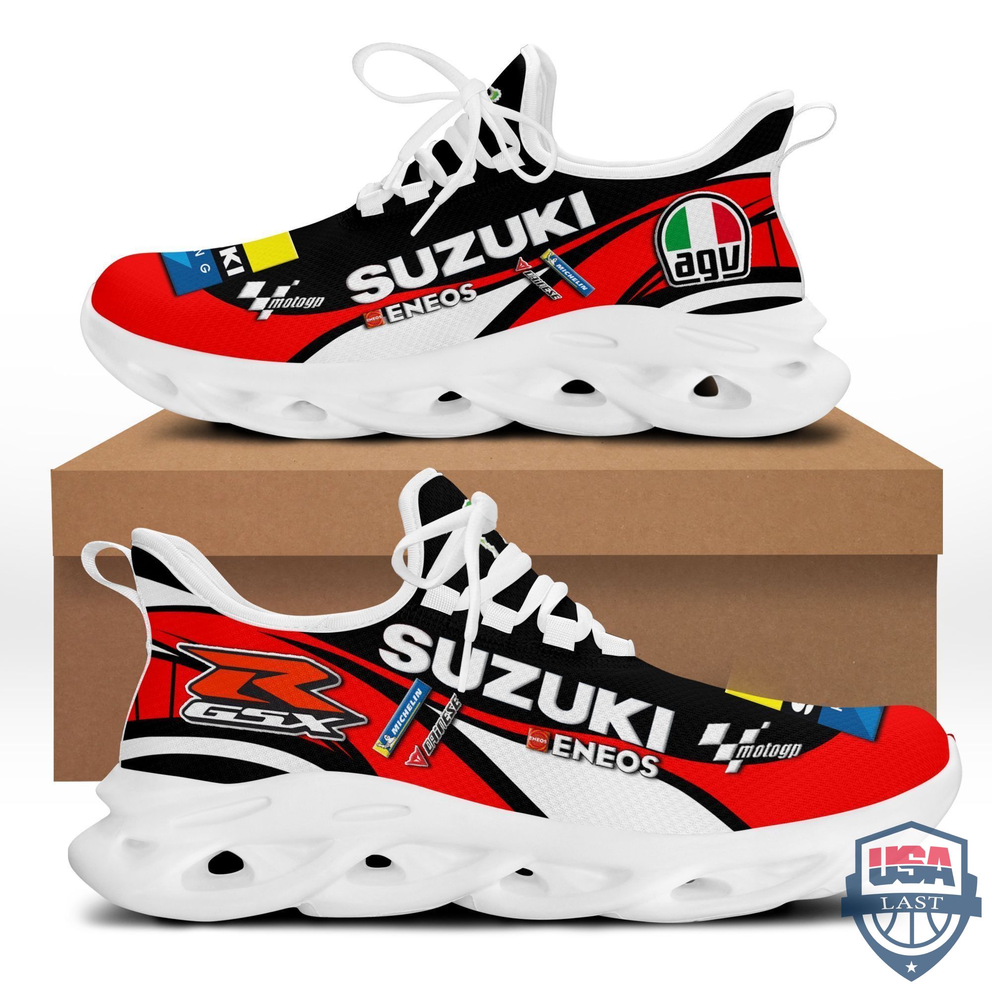 Top Trending – Suzuki Racing Red Sneaker Max Soul Shoes