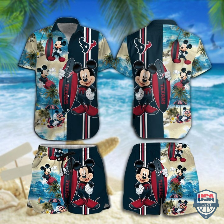 Tampa Bay Buccaneers Mickey Mouse Hawaiian Shirt Beach Short