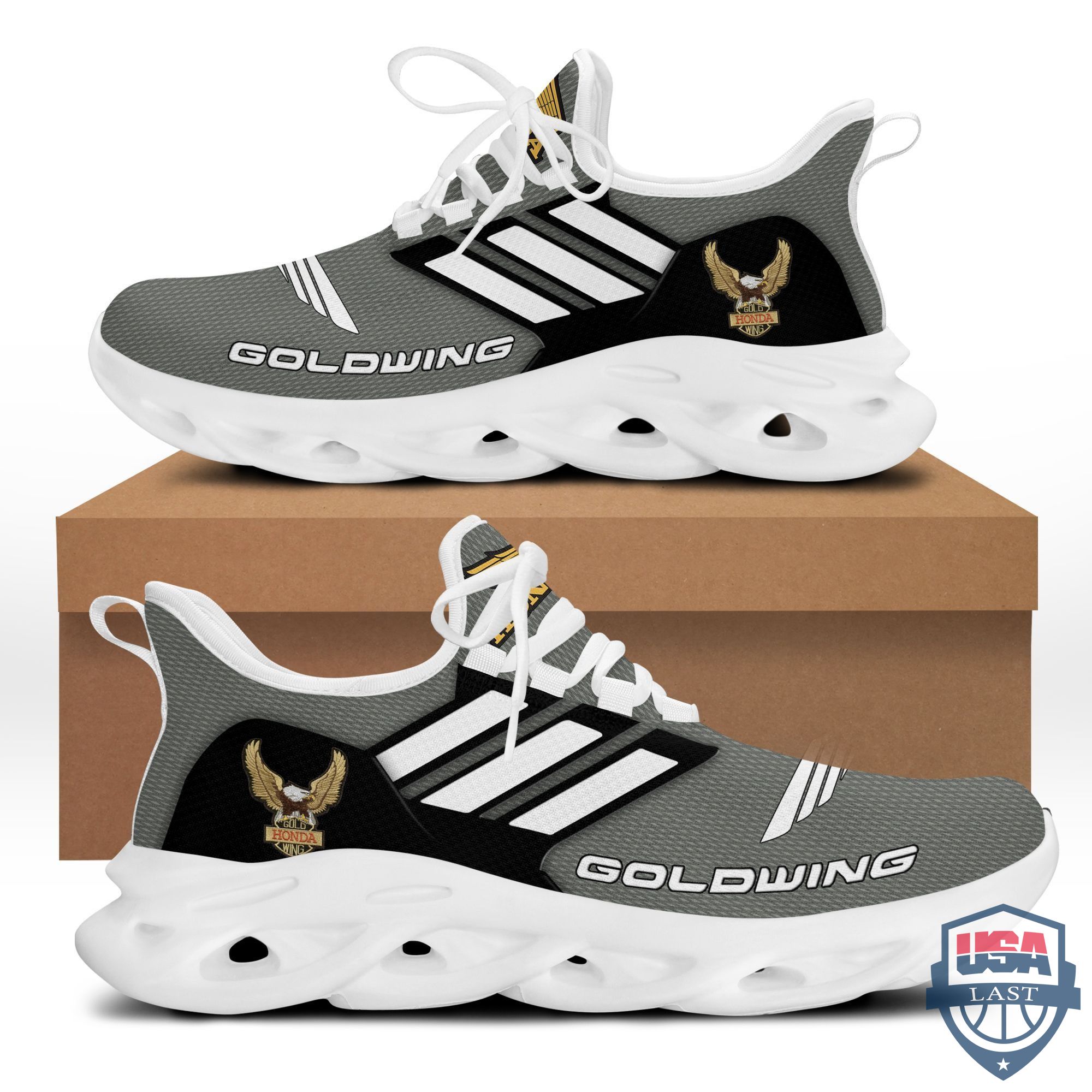 Honda Gold Wing Max Soul Sneaker Shoes Grey Version